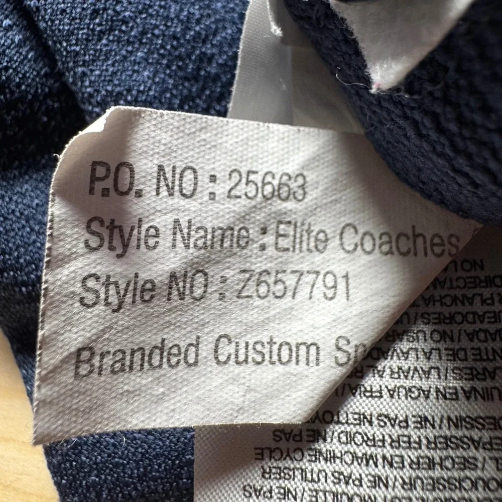 Nike Yale Elite Coaches Polo Shirt Mens‎ Adult Size 2XL Navy Blue White Collar